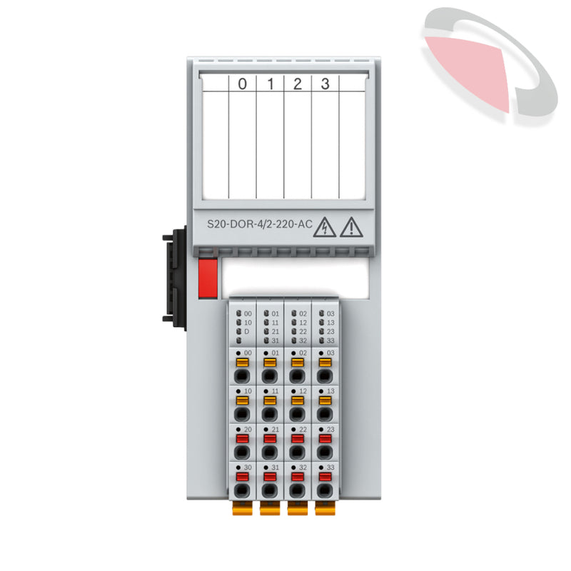 S20-DOR-4/2-220-AC - 4 Point Relay Output Module